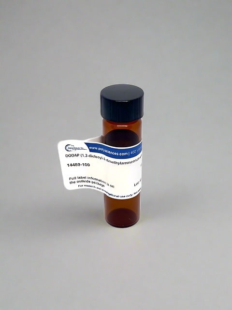 DODAP (14489) packaged in a vial labeled with product ID and Polysciences logo against white background