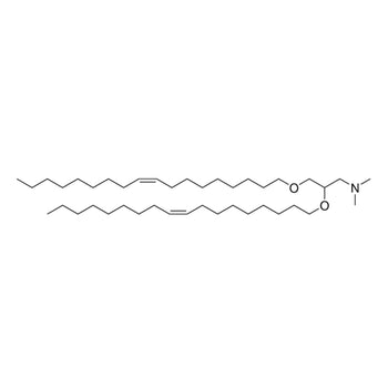 Chemical structure of DODMA (14478): an ionizable cationic lipid for efficient nucleic acid encapsulation and drug delivery