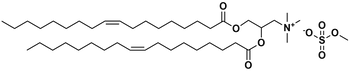 Chemical structure of DOTAP Methyl Sulfate (14475-MS): an efficient liposomal transfection reagent for DNA, RNA, and oligonucleotides