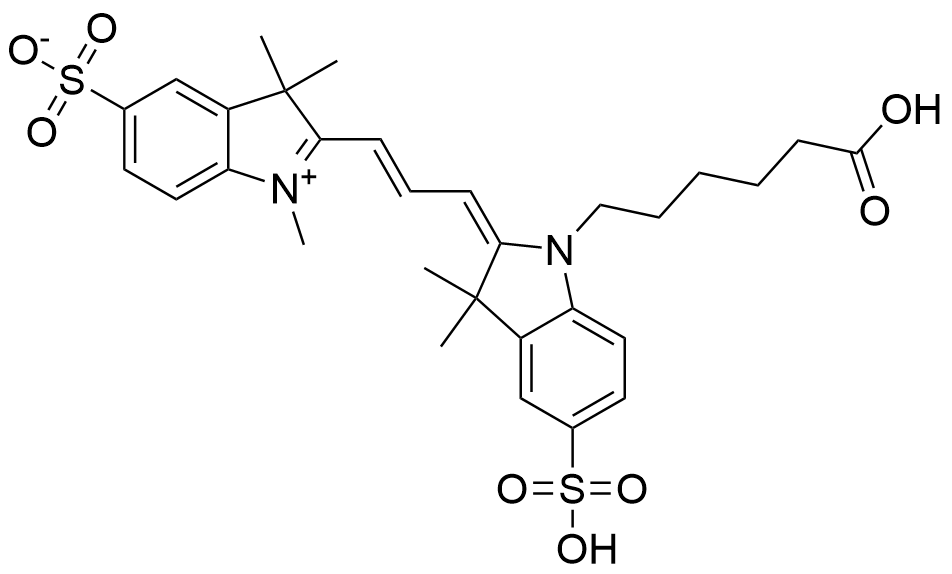 Disulfo-Cy3-carboxylic acid (14521)